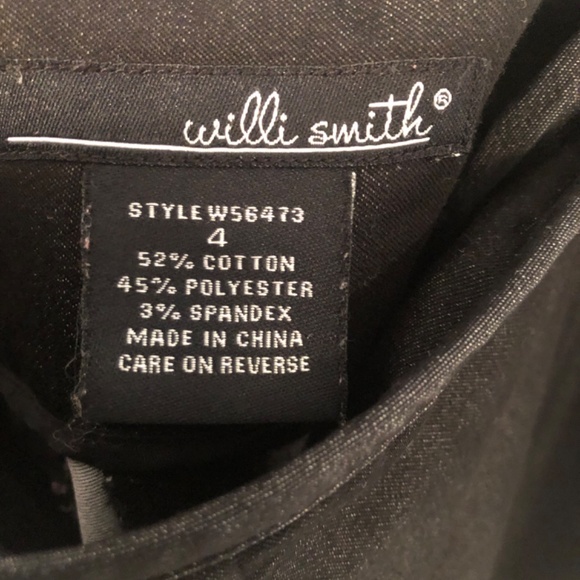 Women's Willi Smith Dress Pants (Size 4) Very Cute & Comfy Good Condition - Picture 5 of 5